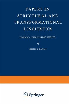 Papers in Structural and Transformational Linguistics - Harris, Zellig S.