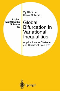 Global Bifurcation in Variational Inequalities - Khoi Le, Vy;Schmitt, Klaus
