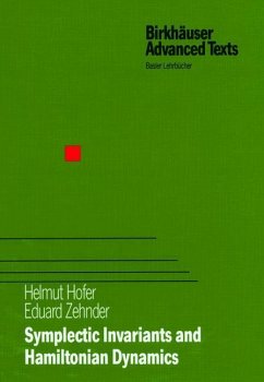 Symplectic Invariants and Hamiltonian Dynamics - Hofer, Helmut;Zehnder, Eduard