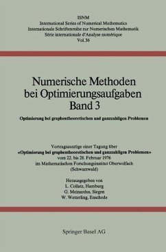 Numerische Methoden bei Optimierungsaufgaben Band 3