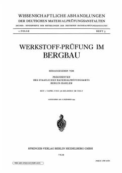 Werkstoff-Prüfung im Bergbau - Loparo, Kenneth A.