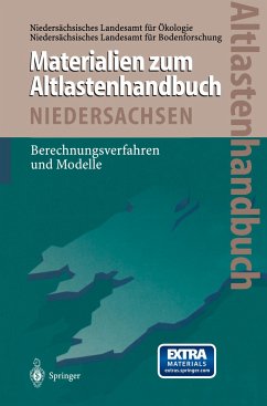 Altlastenhandbuch des Landes Niedersachsen Materialienband - Kinzelbach, Wolfgang;Voss, Axel;Rausch, Randolf