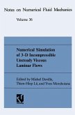 Numerical Simulation of 3-D Incompressible Unsteady Viscous Laminar Flows