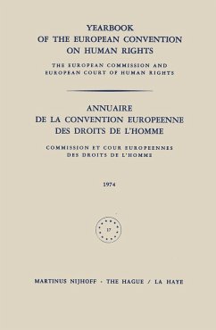 Yearbook of the European Convention on Human Rights / Annuaire de la Convention Europeenne des Droits de l¿Homme - Council of Europe Staff
