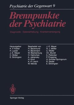 Psychiatrie der Gegenwart - Kisker, Karl P.
