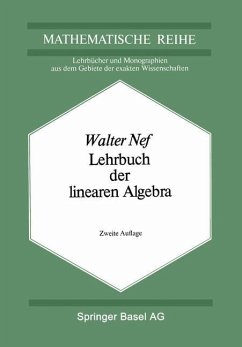 Lehrbuch der linearen Algebra - Nef, Walter