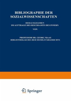 Bibliographie der Sozialwissenschaften Cover Bibliographie der Sozialwissenschaften