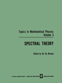 Spectral Theory