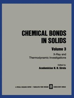 Chemical Bonds in Solids - Sirota, N. N.
