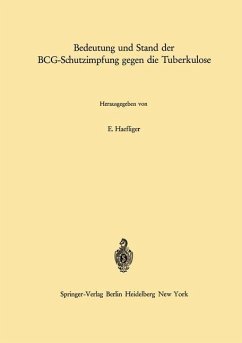 Bedeutung und Stand der BCG-Schutzimpfung gegen die Tuberkulose