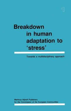 Breakdown in Human Adaptation to ¿Stress' - Cullen, J.;Siegrist, J.;Wegmann, H. M.