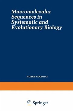 Macromolecular Sequences in Systematic and Evolutionary Biology - Goodman, Morris