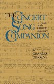 The Concert Song Companion The Concert Song Companion