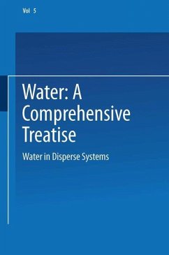 Water in Disperse Systems - Franks, Felix