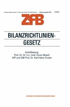 Bilanzrichtlinien-Gesetz - Albach, Horst