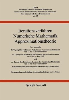 Iterationsverfahren Numerische Mathematik Approximationstheorie - COLLATZ;MEINARDUS;UNGER