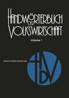 Handwörterbuch der Volkswirtschaft - Rettig, Rolf; Thoss, Rainer; Starke, O. -Ernst; Mansfeld, Wolfgang; Adam, Hermann; Skiba, Rainer; Krelle, Wilhelm; Sandermann, Günter; Engelmann, Ulrich; Pieper, Wolfgang; Mackscheidt, Klaus; Golter, Friedrich; Kirsch, Guy; Hessler, Heinz Dieter; Schachtschabel, Hans G.; Paul, Eugen; Kösters, Wim; Hoyer, Werner H.; Thiemeyer, Theo; Winter, Hans-Werner; Engelhardt, Werner Wilhelm; Ebert, Günter; Mändle, Eduard; Friedrich, Horst; Neumann, Manfred; Luckenbach, Helga; Bohnet, Armin; Breitenstein