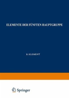 Elemente der Fünften Hauptgruppe - Klement, Robert;Lang, K.