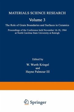 The Role of Grain Boundaries and Surfaces in Ceramics - Kriegel, W. Wurth;Palmour, Hayne;North Carolina, NA