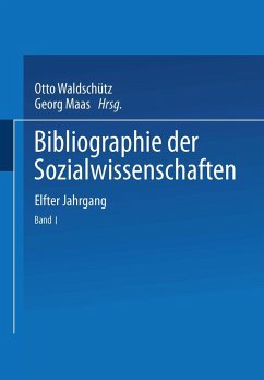 Bibliographie der Sozialwissenschaften - Waldschütz, Otto