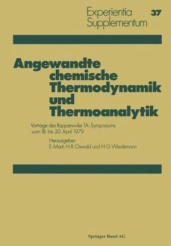 Angewandte chemische Thermodynamik und Thermoanalytik - Marti;Oswald;Wiedemann