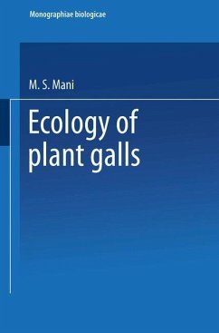 Ecology of Plant Galls - Mani, M. S.