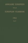 Annuaire Européen / European Yearbook