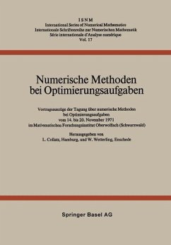 Numerische Methoden bei Optimierungsaufgaben