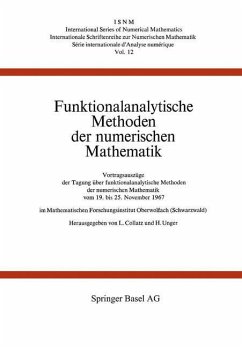Funktionalanalytische Methoden der numerischen Mathematik - COLLATZ;UNGER