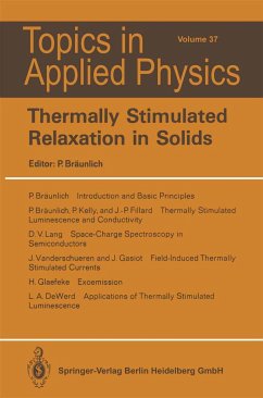 Thermally Stimulated Relaxation in Solids