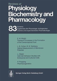 Reviews of Physiology, Biochemistry and Pharmacology - Adrian, R. H.;Helmreich, E.;Holzer, H.