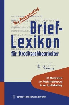 Brief-Lexikon für Kreditsachbearbeiter - Werhahn, Jürgen W.