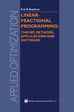 Linear-Fractional Programming Theory, Methods, Applications and Software - Bajalinov, E. B.