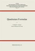 Quadrature Formulae Quadrature Formulae
