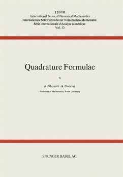 Quadrature Formulae