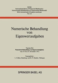 Numerische Behandlung von Eigenwertaufgaben - COLLATZ;HADELER