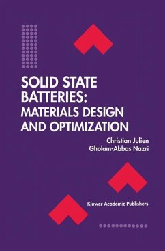 Solid State Batteries: Materials Design and Optimization - Julien, Christian;Nazri, Gholam-Abbas