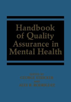 Cover Handbook of Quality Assurance in Mental Health