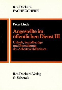 Urlaub, Sozialbezüge und Beendigung des Arbeitsverhältnisses / Angestellte im öffentlichen Dienst 3