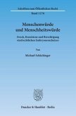 Menschenwürde und Menschheitswürde