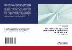 The Role of Co-operative Institutions in Agricultural Finance in W.B.