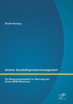 Grünes Geschäftsprozessmanagement: Ein Bewertungsmodell zur Messung der Green-BPM-Readiness - Hecking, Michel