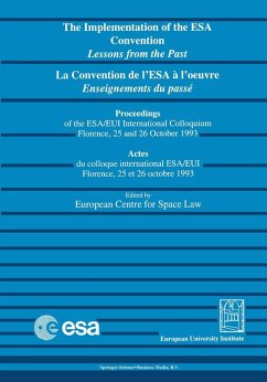 Cover La convention de l'ESA à l'oeuvre