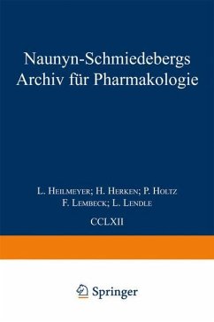 Naunyn Schmiedebergs Archiv für Pharmakologie - Habermann, E.;Herken, H.;Holtz, P.