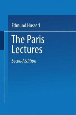 The Paris Lectures - Husserl, Edmund;Koestenbaum, Peter