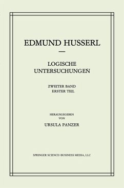 Cover Logische Untersuchungen