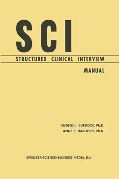 SCI, Structured Clinical Interview