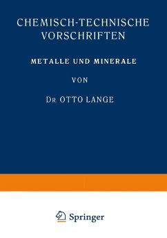 Metalle und Minerale - Lange, Otto