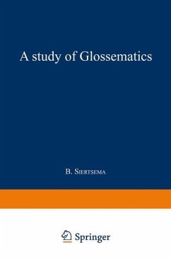 A Study of Glossematics - Siertsema, Bertha