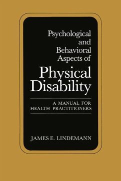Psychological and Behavioral Aspects of Physical Disability - Lindemann, James E.